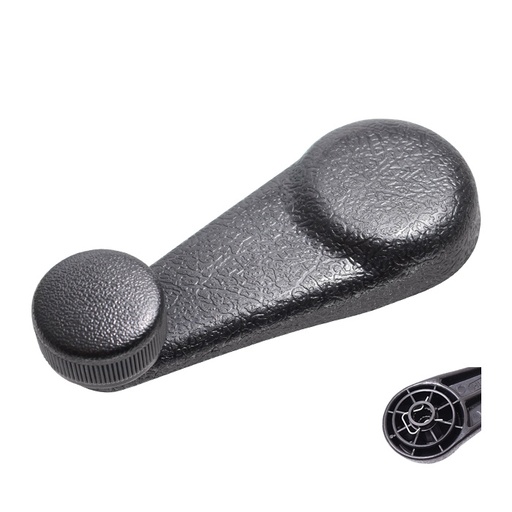 [012-1505-07] MANIJA DE ELEVAR IZ NPR/ELF 94-08  PERILLA NEGRA PLASTICO NEGRO HUSHAN    