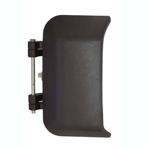 [012-1604-09] MANIJA EXTERIOR JP COMPASS 07-17  CORRUGADA NEGRA PLASTICO HUSHAN Izquierdo Trasera  