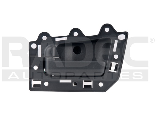 [012-1605-19] MANIJA INTERIOR JP GRAND CHEROKEE LAREDO 05-10  NEGRO PLASTICO HUSHAN Izquierdo Delantera  