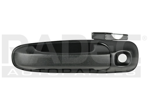 [012-1607-23] MANIJA EXTERIOR JP LIBERTY 02-07  CON HOYO PARA LLAVE 5TA PUERTA CORRUGADA NEGRO PLASTICO HUSHAN    