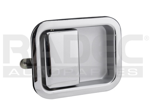 [012-1609-13] MANIJA EXTERIOR JP WRANGLER 87-06  PUERTA COMPLETA CROMADA ZINC HUSHAN Izquierdo Delantera  