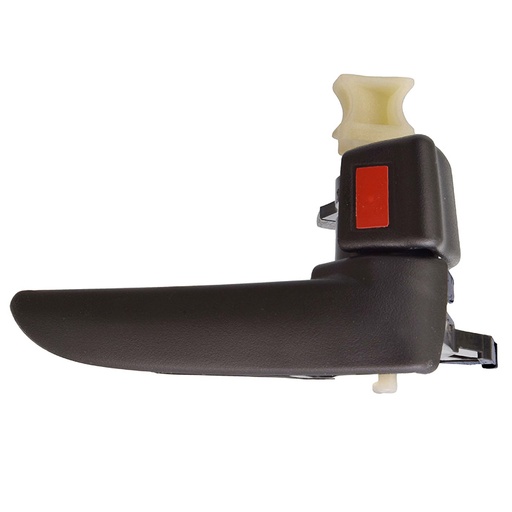 [012-1901-16] MANIJA INTERIOR MZ 3 04-09/6 03-08  NEGRO PLASTICO HUSHAN Derecho Delantera/Trasera  