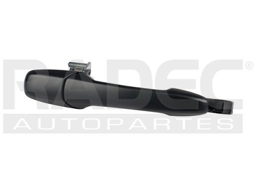 [012-1902-00] MANIJA EXTERIOR MZ 6 03-08  LISA PARA PINTAR NEGRA PLASTICO HUSHAN Derecho Trasera  
