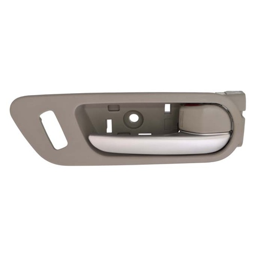 [012-1902-06] MANIJA INTERIOR MZ 6 09-13  CON HOYO PARA SEGURO GRIS/PLATA PLASTICO HUSHAN Derecho Delantera  