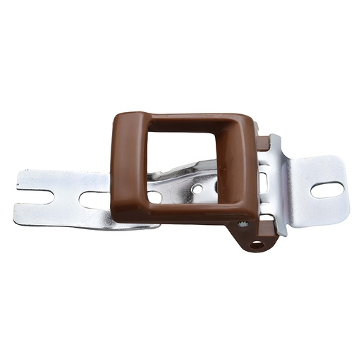 [012-1905-22] MANIJA INTERIOR MZ B1800 82-85  SIN BISEL CAFE ZINC CON PLASTICO HUSHAN Derecho/Izquierdo Delantera  