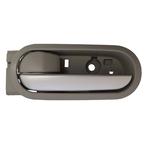 [012-1915-07] MANIJA INTERIOR MZ 2 12-15  PLATA/GRIS PLASTICO HUSHAN Izquierdo Delantera/Trasera  