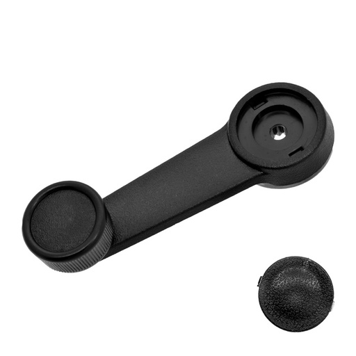 [012-1924-00] MANIJA DE ELEVAR MZ 929 80-86  PERILLA NEGRA PLASTICO NEGRO HUSHAN    