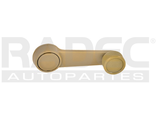 [012-1924-01] MANIJA DE ELEVAR MZ 929 80-86  PERILLA BEIGE PLASTICO BEIGE HUSHAN    