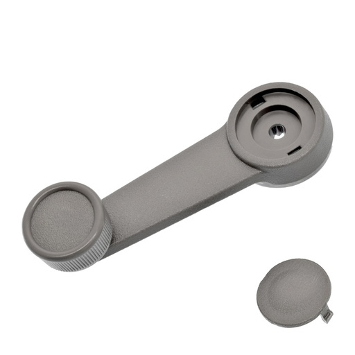 [012-1924-02] MANIJA DE ELEVAR MZ 929 80-86  PERILLA GRIS PLASTICO GRIS HUSHAN    