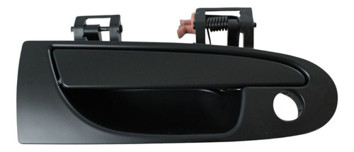 [012-2201-02] MANIJA EXTERIOR MT ECLIPSE  EG TALON  DG AVENGER  CR SEBRING 2P COUPE 95-99  CON HOYO PARA LLAVE NEGRA PLASTICO HUSHAN Derecho Delantera  