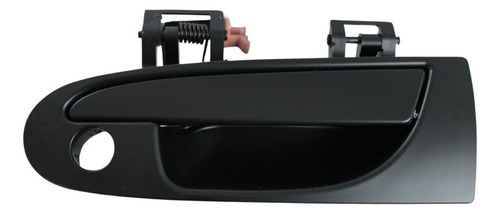 [012-2201-03] MANIJA EXTERIOR MT ECLIPSE  EG TALON  DG AVENGER  CR SEBRING 2P COUPE 95-99  CON HOYO PARA LLAVE LISA PARA PINTAR NEGRA PLASTICO HUSHAN Izquierdo Delantera  