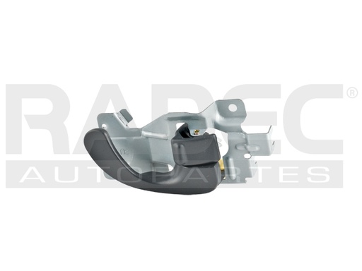 [012-2201-04] MANIJA INTERIOR MT ECLIPSE 00-05  NEGRO ZINC CON PLASTICO HUSHAN Derecho Delantera  