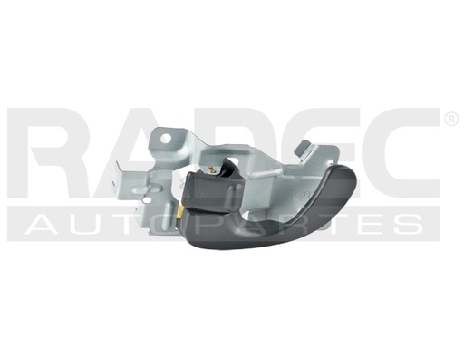 [012-2201-05] MANIJA INTERIOR MT ECLIPSE 00-05  NEGRO ZINC CON PLASTICO HUSHAN Izquierdo Delantera  
