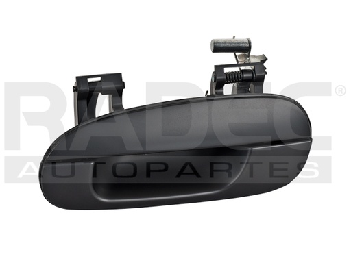 [012-2203-03] MANIJA EXTERIOR MT GALANT 94-98  LISA PARA PINTAR NEGRA PLASTICO HUSHAN Izquierdo Trasera  