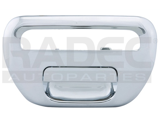 [012-2204-14] MANIJA DE TAPA MT L200 06-15  MANIJA MAS BISEL SIN STOP CROMO PLASTICO HUSHAN    
