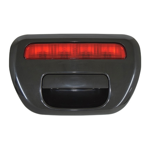 [012-2204-27] MANIJA DE TAPA MT L200 06-15  MANIJA MAS BISEL CON STOP LISA NEGRA PLASTICO HUSHAN    