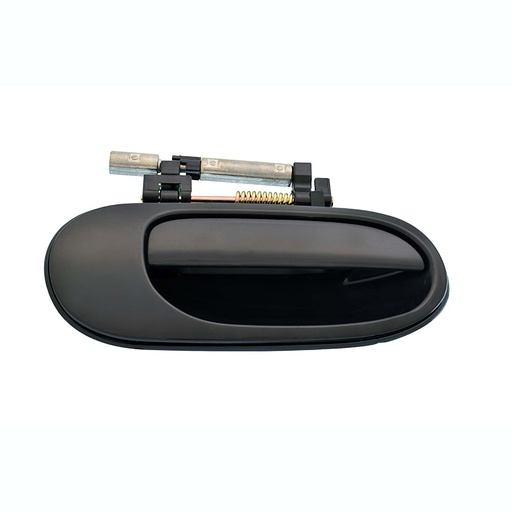 [012-2301-02] MANIJA EXTERIOR NS ALMERA 00-06  SIN HOYO PARA LLAVE LISA PARA PINTAR NEGRA PLASTICO HUSHAN Derecho Delantera/Trasera  