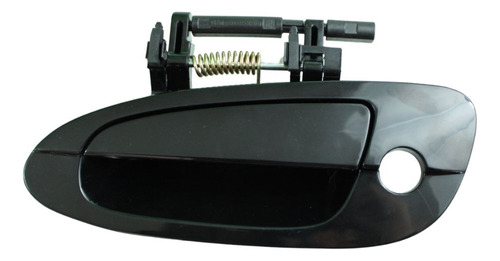 [012-2302-05] MANIJA EXTERIOR NS ALTIMA 02-06  CON HOYO PARA LLAVE LISA PARA PINTAR NEGRA PLASTICO HUSHAN Izquierdo Delantera  