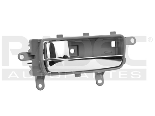 [012-2302-11] MANIJA INTERIOR NS ALTIMA 05-06  GRIS/CROMO PLASTICO HUSHAN Izquierdo Delantera/Trasera  