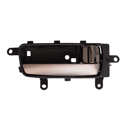 [012-2302-12] MANIJA INTERIOR NS ALTIMA 05-06  NEGRO/CROMO HUMO PLASTICO HUSHAN Derecho Delantera/Trasera  