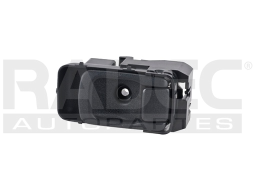 [012-2302-14] MANIJA INTERIOR NS ALTIMA 98-01/FRONTIER 98-04/XTERRA 02-04  NEGRO PLASTICO HUSHAN Derecho Delantera/Trasera  