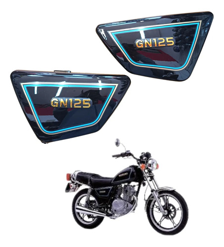 [ENCUB-4206-0005] CUBIERTA TAPA LATERAL GN125 JGO