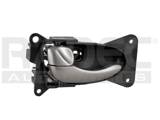 [012-2302-23] MANIJA INTERIOR NS ALTIMA 02-04  NEGRO/PLATA PLASTICO HUSHAN Izquierdo Delantera/Trasera  