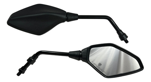 [F10010279] Espejo Retrovisor Derecho Moto Italika Vort-X 300/200Z Negro