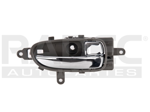 [012-2302-24] MANIJA INTERIOR NS ALTIMA 07-12/MAXIMA 09-15  GRIS/CROMO PLASTICO HUSHAN Derecho Delantera/Trasera  