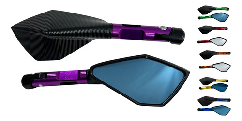 [ENESP-4213-0801M] ESPEJO IRON RACING ITALIA MORADO