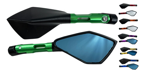 [ENESP-4213-0801V] ESPEJO IRON RACING ITALIA VERDE