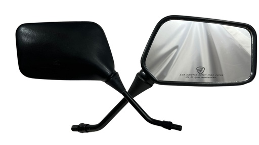 [F10010203] ESPEJO JGO C/LOGO Y LEYENDA FT110