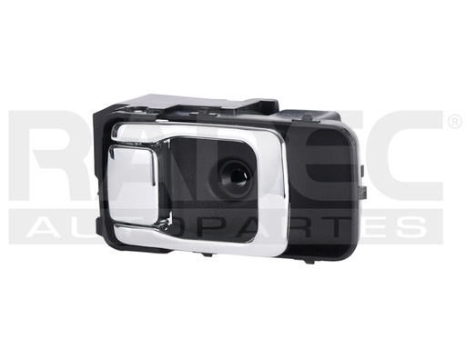 [012-2302-30] MANIJA INTERIOR NS ALTIMA 98-01/FRONTIER 98-04/XTERRA 02-04  NEGRA/CROMO PLASTICO HUSHAN Derecho Delantera/Trasera  