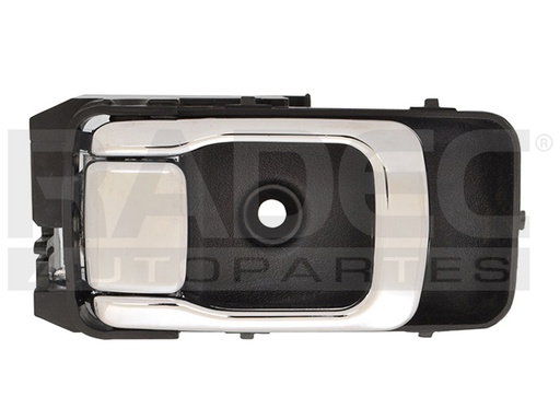 [012-2302-31] MANIJA INTERIOR NS ALTIMA 98-01/FRONTIER 98-04/XTERRA 02-04  NEGRA/CROMO PLASTICO HUSHAN Izquierdo Delantera/Trasera  