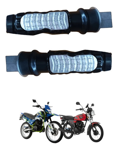 [ENPOS-1616-0816P] POSAPIE JGO TRASERO UNIVERSAL ALUMINIO MSD-816 PLATA