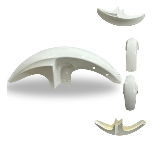 [ENSAL-3101-0005L] SALPICADERA DEL. BLANCA GENERICA PARA ITALIKA DT125 CLASICA