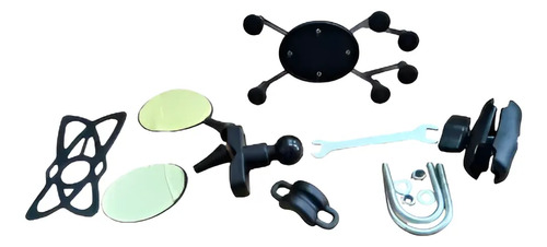 [ENBAS-1103-9704] SOPORTE P/CELULAR MOTOCICLETA/BICICLETA BASE MANUBRIO