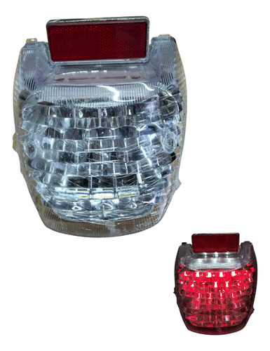 [ENCAL-3214-0008A] CALAVERA STOP TRAS C/LED Y REFLEJANTE  TITAN 125/FT150