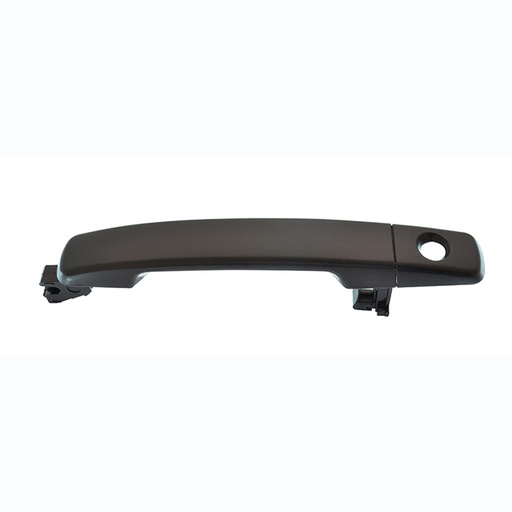 [012-2307-11] MANIJA EXTERIOR NS FRONTIER/XTERRA 05-15  CON HOYO PARA LLAVE CORRUGADA NEGRA PLASTICO HUSHAN Izquierdo Delantera  