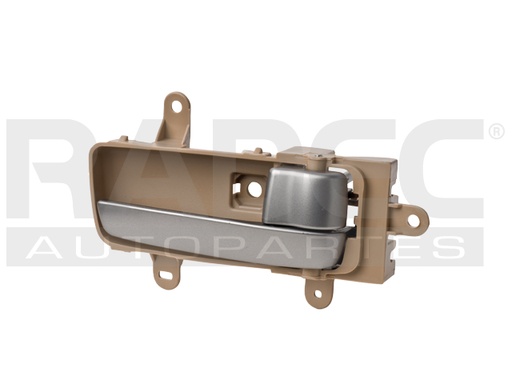 [012-2310-08] MANIJA INTERIOR NS MAXIMA 04-05  BEIGE/PLATA PLASTICO HUSHAN Derecho Delantera/Trasera  