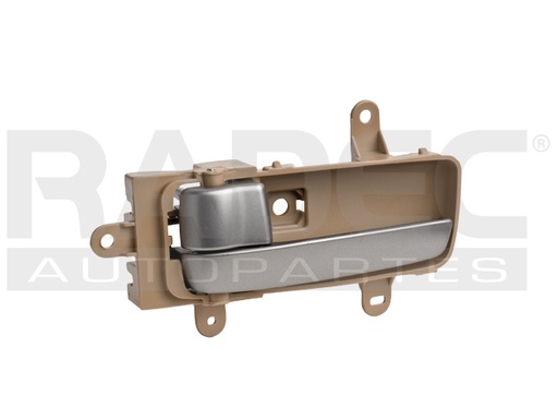 [012-2310-09] MANIJA INTERIOR NS MAXIMA 04-05  BEIGE/PLATA PLASTICO HUSHAN Izquierdo Delantera/Trasera  