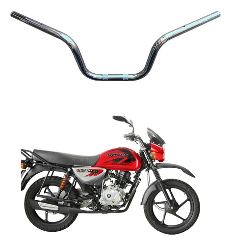 [ENB0010000059P] MANUBRIO MOTO CROMADO BOXER 150