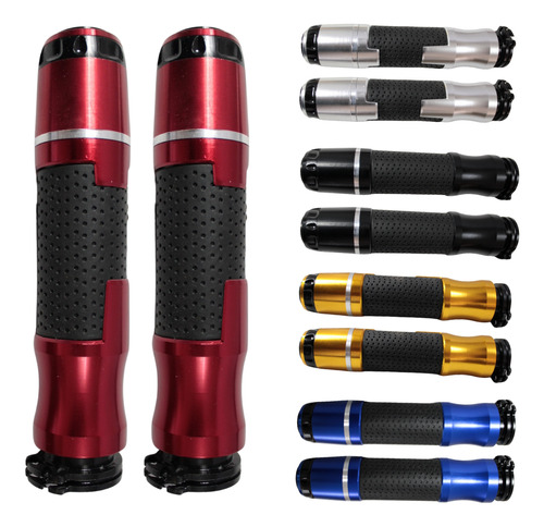 [PUN-1107-0592R] PUÑOS JGO ALUMINIO PREMIUM MSD-592 ROJO