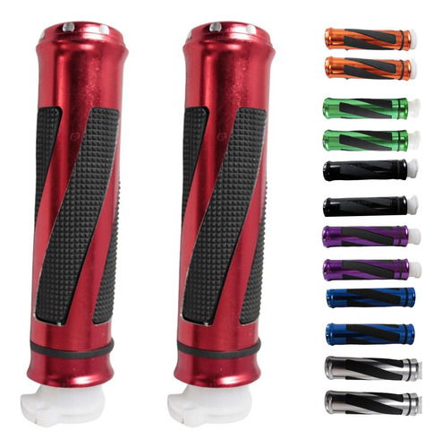 [ENPUN-1107-0016R] JUEGO DE PUÑOS MARCA MATSUMA ALUMINIO COLOR ROJO