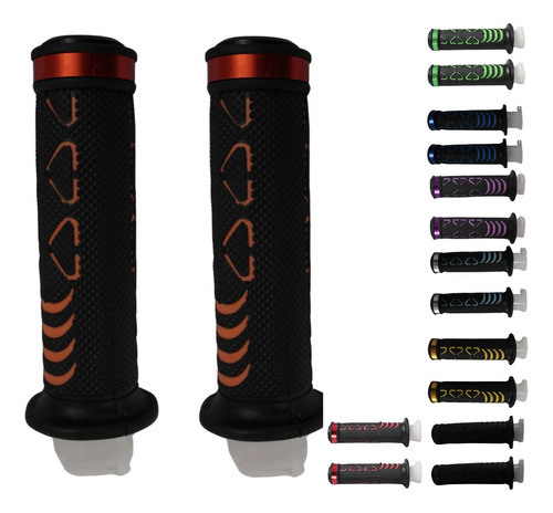 [ENPUN-1107-0031T] PUÑOS JGO. GOMA SUAVE NARANJA