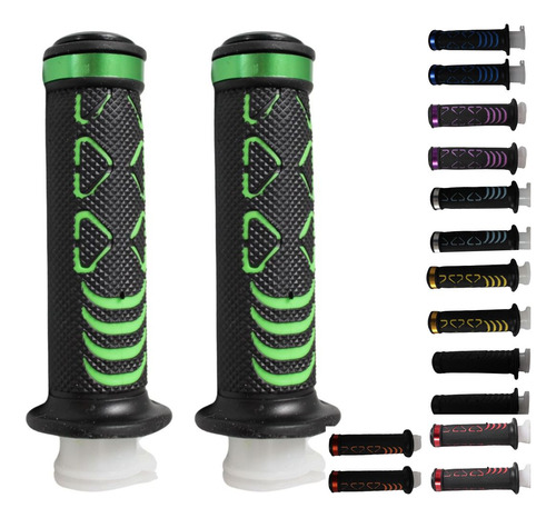 [ENPUN-1107-0031V] PUÑOS JGO. GOMA SUAVE VERDE