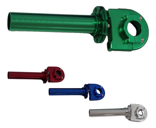 [PUN-1107-0001V] PUÑO MOVIL DECORATIVO IRON RACING ALUMINIO VERDE