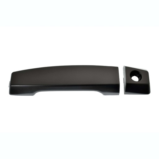 [012-2319-05] MANIJA EXTERIOR NS TITAN XE/ARMADA 04-15  CON HOYO PARA LLAVE LISA PARA PINTAR NEGRA PLASTICO HUSHAN Izquierdo Delantera  