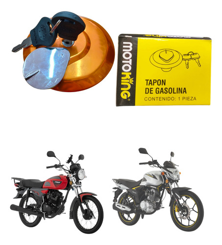 [SWI-1126-008D] TAPON GASOLINA MOTO TANQUE FORZA150,FT150,FT150GT NARANJA