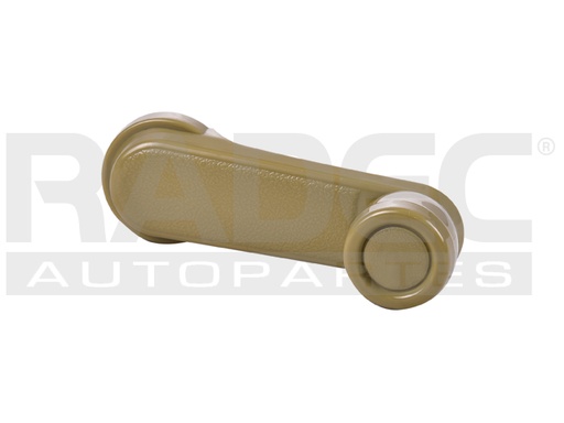 [012-2321-33] MANIJA DE ELEVAR NS TSURU II GUAYIN 88-91  PERILLA BEIGE/ALUMINIO PLASTICO BEIGE HUSHAN    